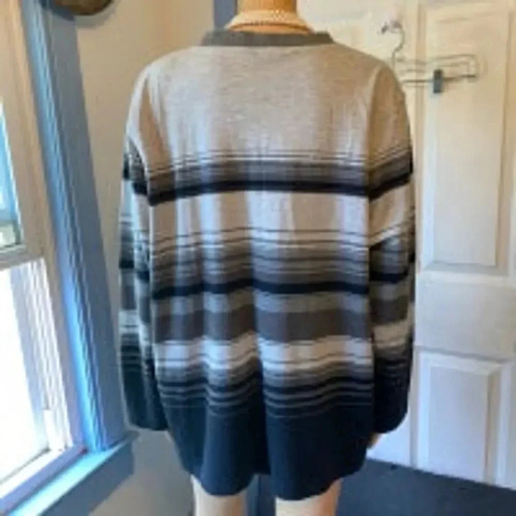 Crossroads Color Block Casual Grannycore Sweater Cardigan Womens 2X (20W/22W) - Picture 4 of 5